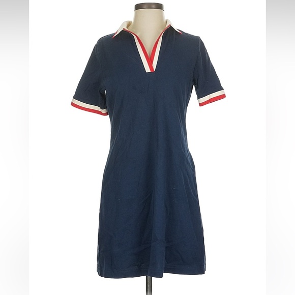 Tuckernuck Navy Dress with Red and White Accents - Picture 2 of 6